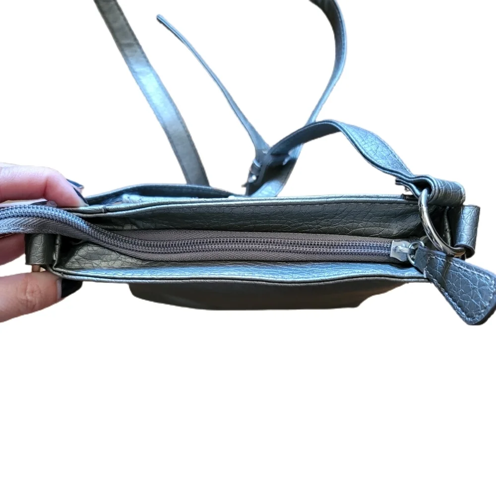 Nine West Crossbody Bag Gray - Picture 6 of 7